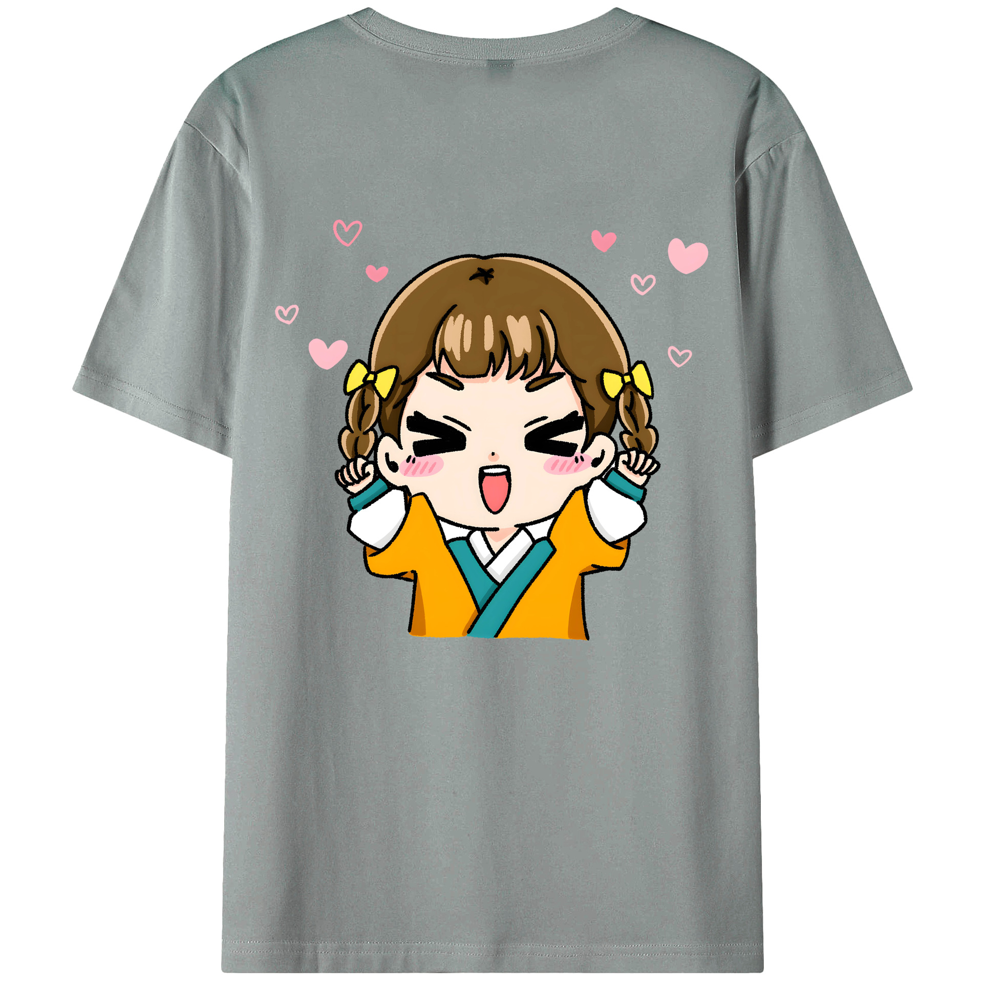 （画像用） 薬屋のひとりごと The Apothecary Diaries 綿100％ メンズ半袖Tシャツ（バックプリント） 通気性